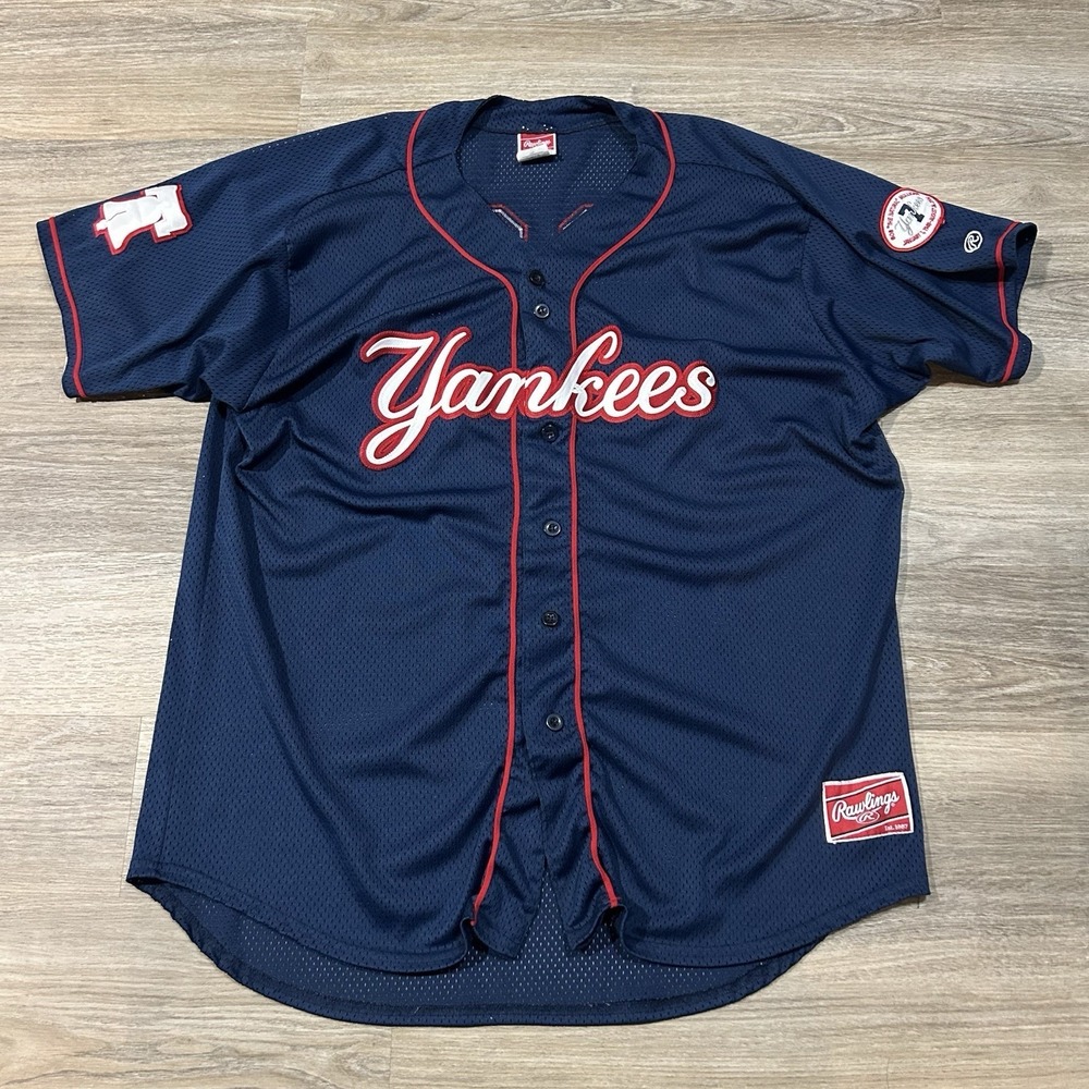Vintage New York Yankees Jersey Rawlings Bob Mulligan Men Size 2XL #29 RARE